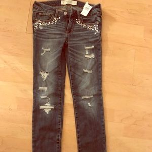 Abercrombie &Fitch jeans size00/24 new with tags